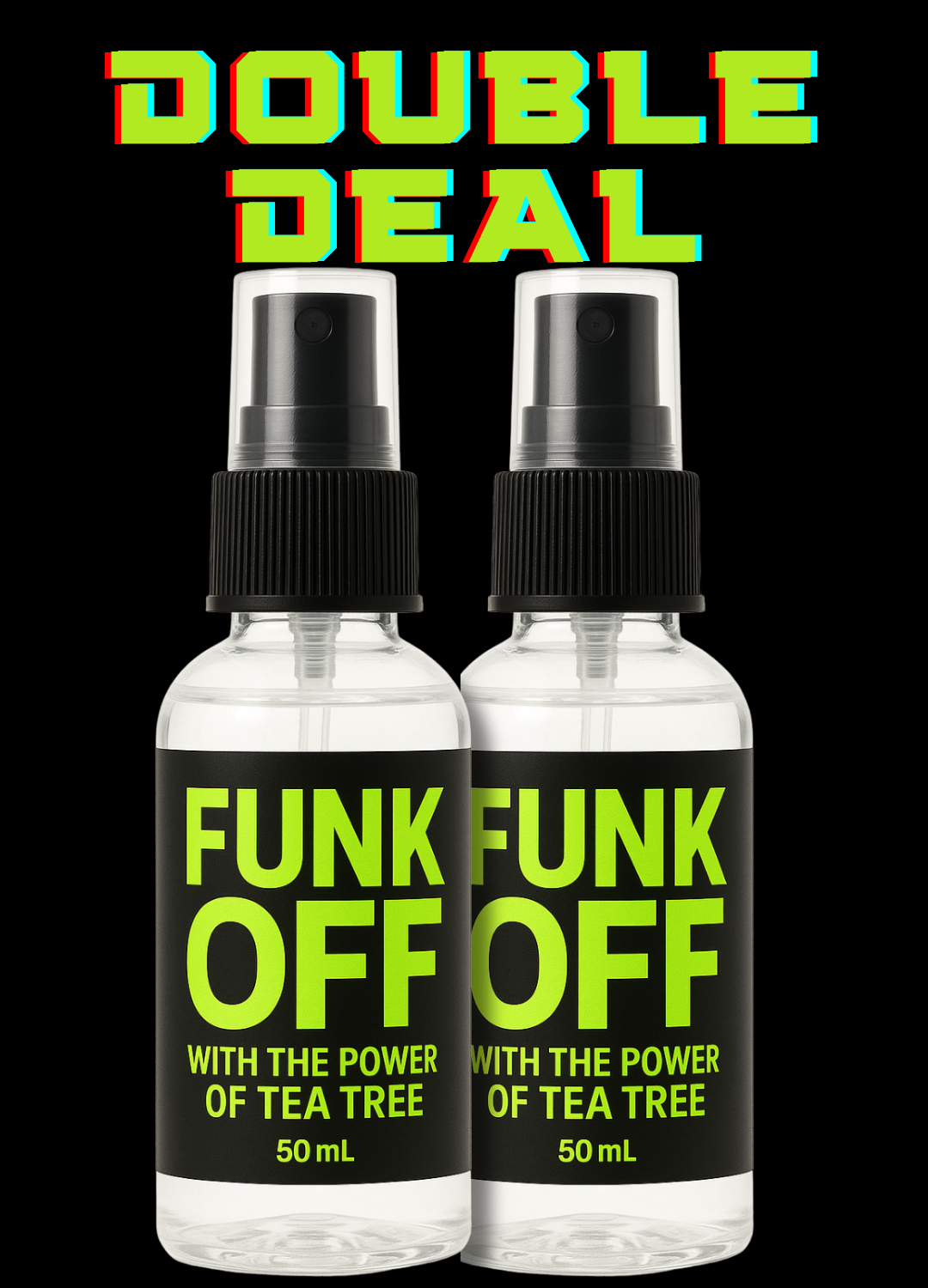 Funk Off – Natural Tea Tree Odour Eliminator 2 pack